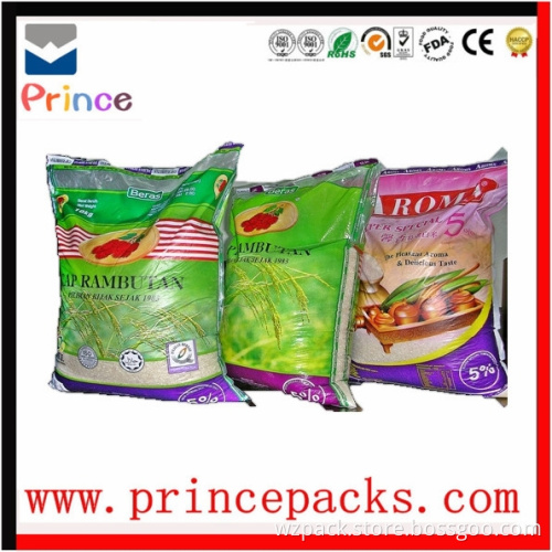 Hot sale 25kg rice packaging bag/bag of rice/ 25kg bag of rice